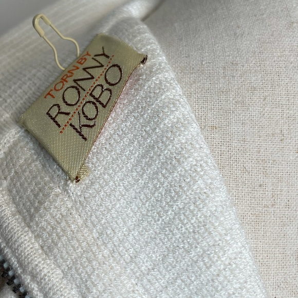 TORN White Halter Knit Dress - Picture 15 of 15